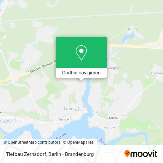 Tiefbau Zernsdorf Karte