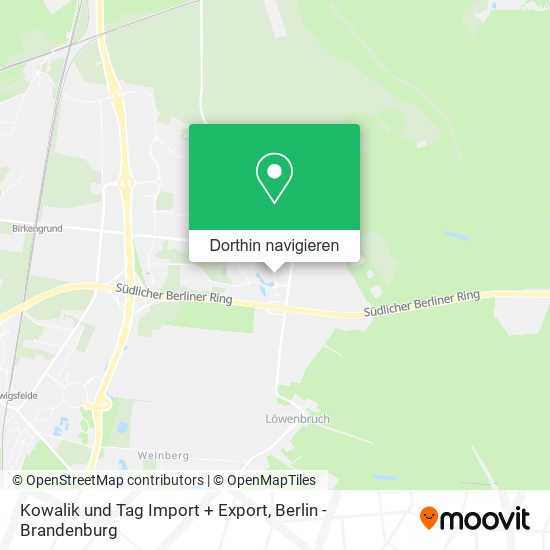 Kowalik und Tag Import + Export Karte