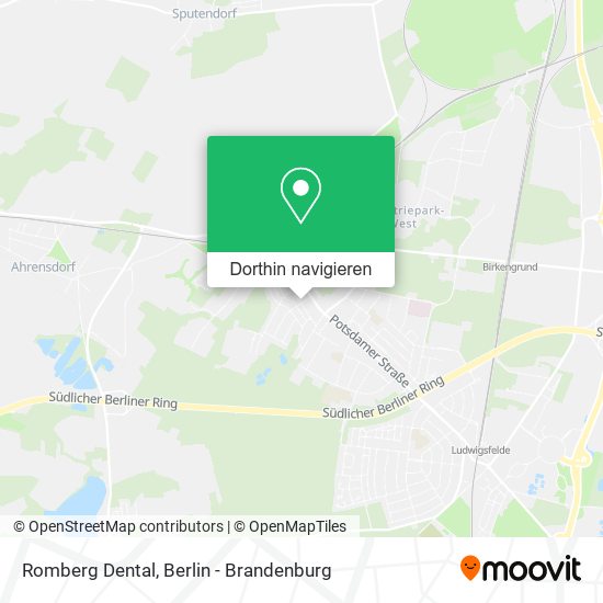 Romberg Dental Karte