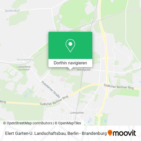 Elert Garten-U. Landschaftsbau Karte