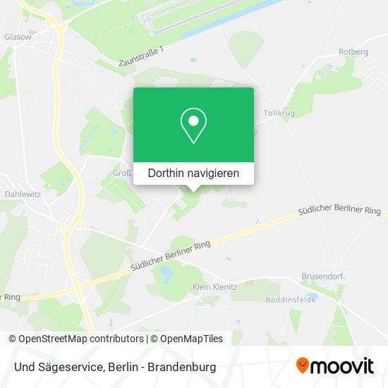 Und Sägeservice Karte