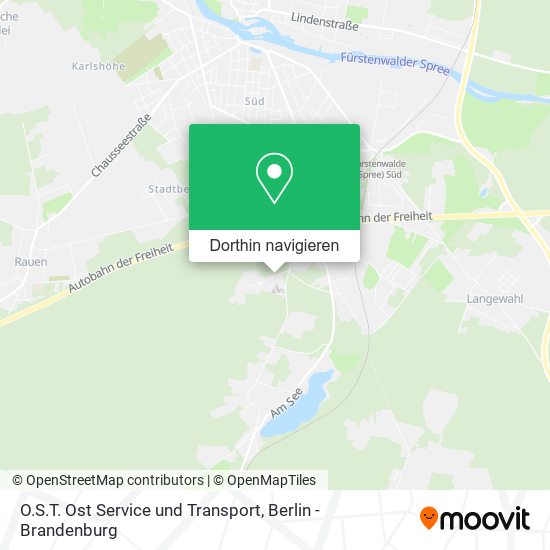 O.S.T. Ost Service und Transport Karte