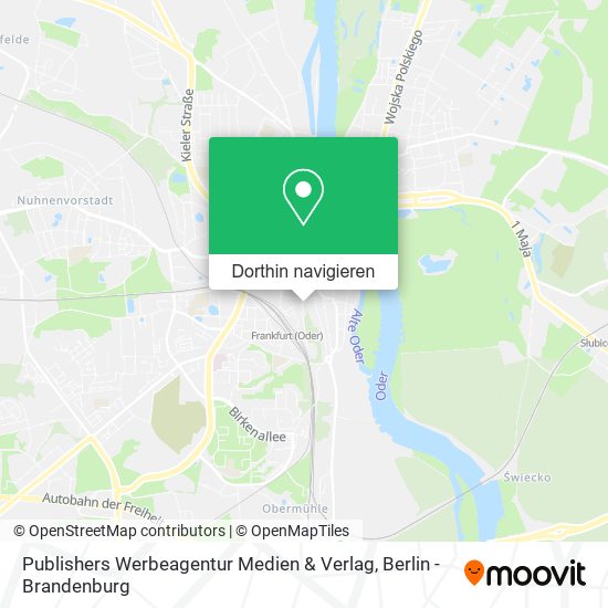Publishers Werbeagentur Medien & Verlag Karte