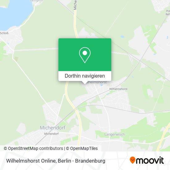 Wilhelmshorst Online Karte