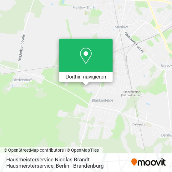 Hausmeisterservice Nicolas Brandt Hausmeisterservice Karte