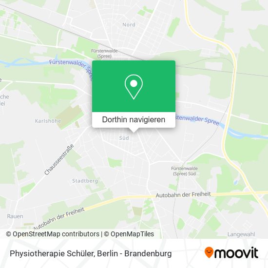 Physiotherapie Schüler Karte