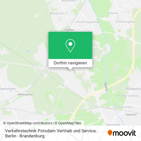 Verkehrstechnik Potsdam Vertrieb und Service Karte