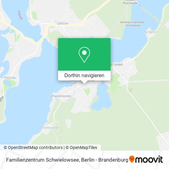 Familienzentrum Schwielowsee Karte
