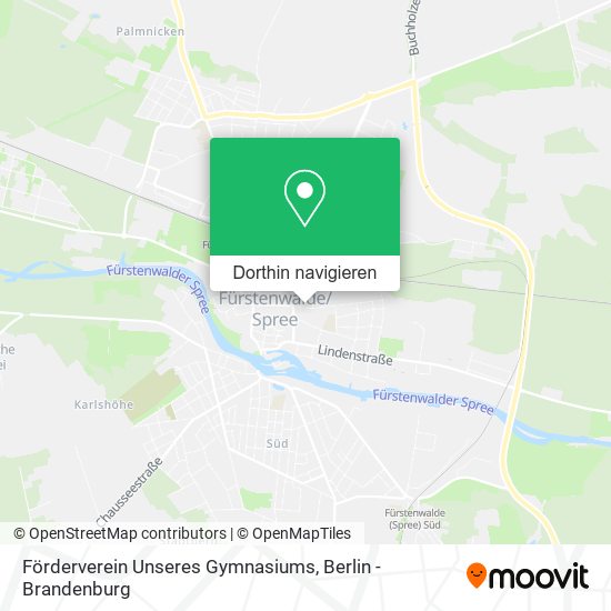 Förderverein Unseres Gymnasiums Karte