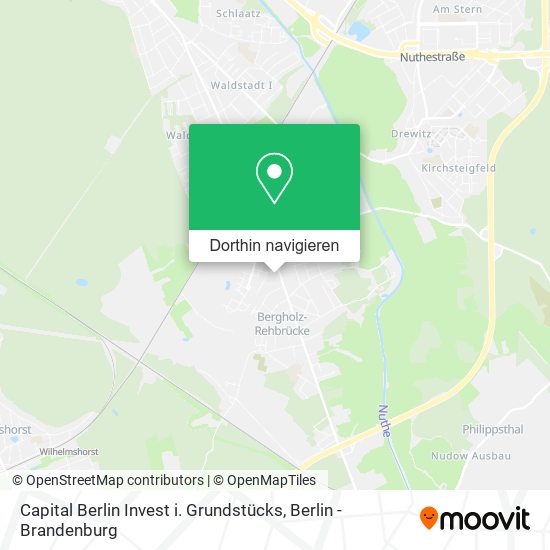 Capital Berlin Invest i. Grundstücks Karte