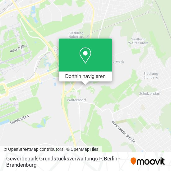 Gewerbepark Grundstücksverwaltungs P Karte