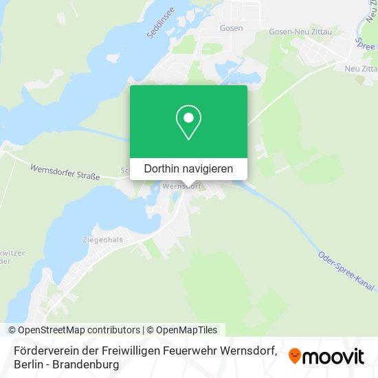 Förderverein der Freiwilligen Feuerwehr Wernsdorf Karte