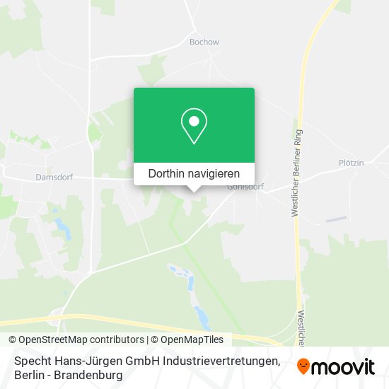 Specht Hans-Jürgen GmbH Industrievertretungen Karte