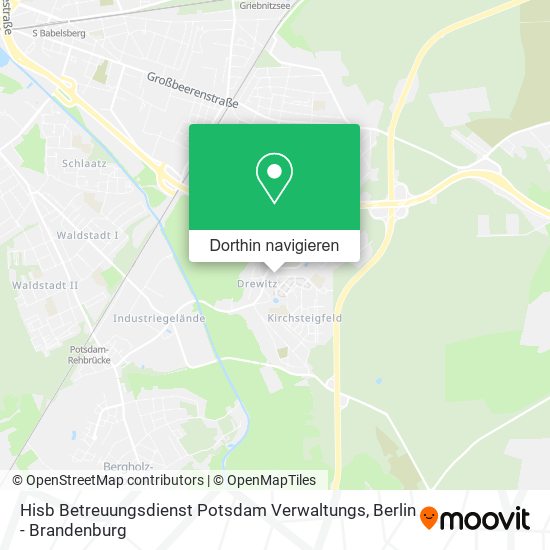 Hisb Betreuungsdienst Potsdam Verwaltungs Karte