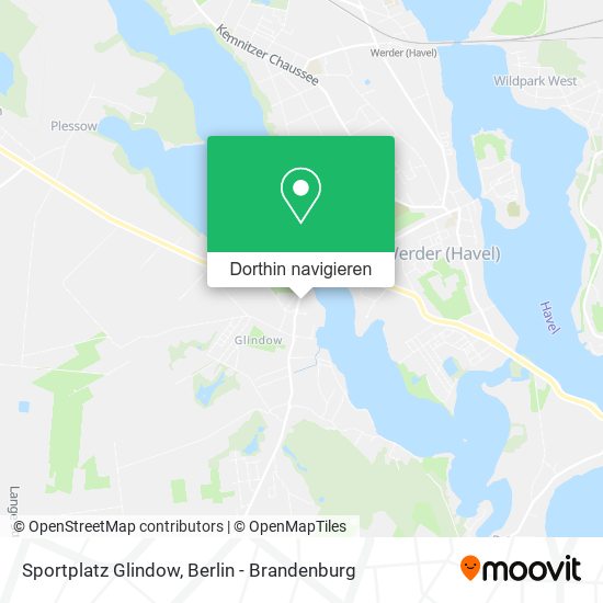 Sportplatz Glindow Karte