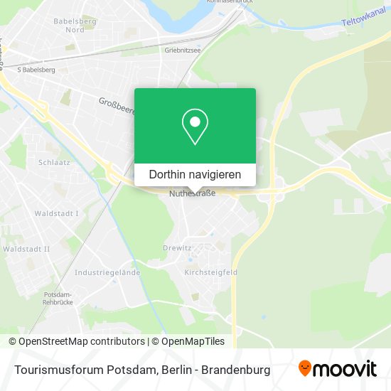 Tourismusforum Potsdam Karte