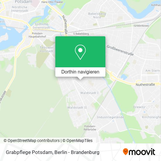 Grabpflege Potsdam Karte