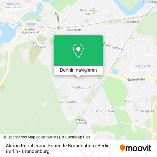 Aktion Knochenmarkspende Brandenburg-Berlin Karte
