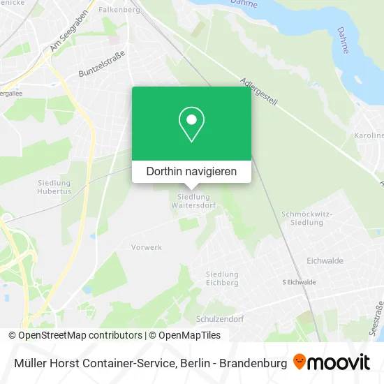 Müller Horst Container-Service Karte