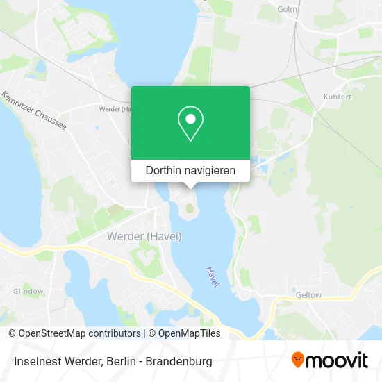 Inselnest Werder Karte