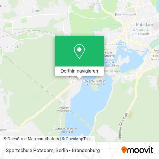 Sportschule Potsdam Karte