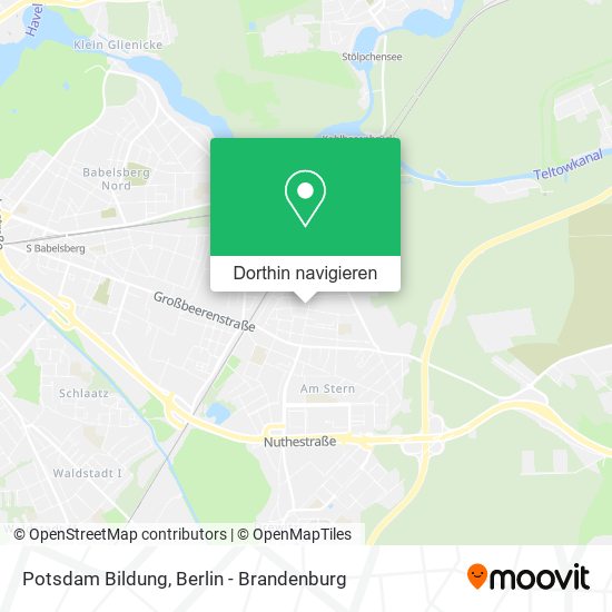 Potsdam Bildung Karte