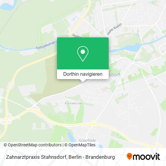 Zahnarztpraxis Stahnsdorf Karte