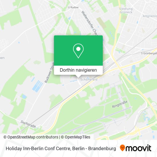 Holiday Inn-Berlin Conf Centre Karte
