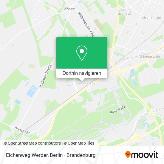 Eichenweg Werder Karte