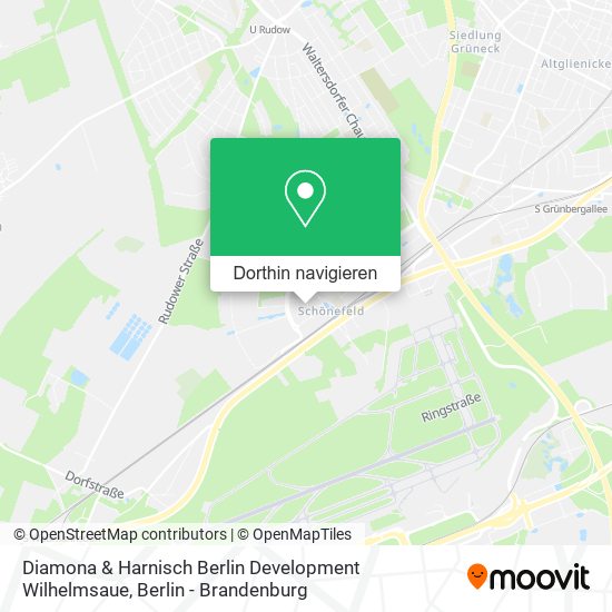 Diamona & Harnisch Berlin Development Wilhelmsaue Karte