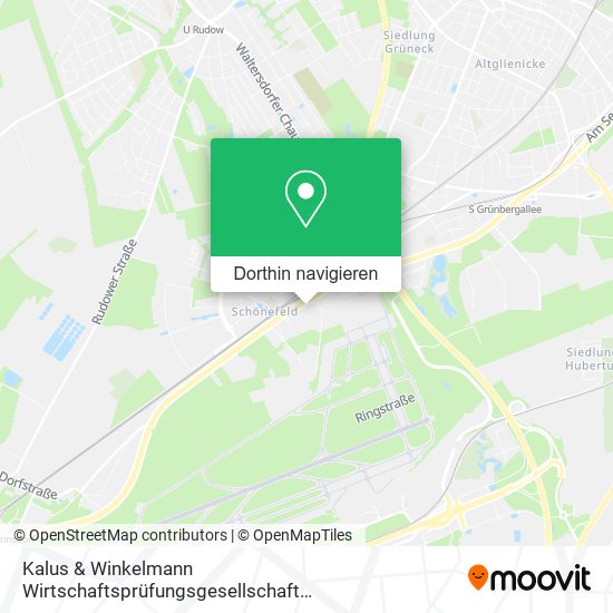 Kalus & Winkelmann Wirtschaftsprüfungsgesellschaft Steuerberatungsgesellschaft Karte