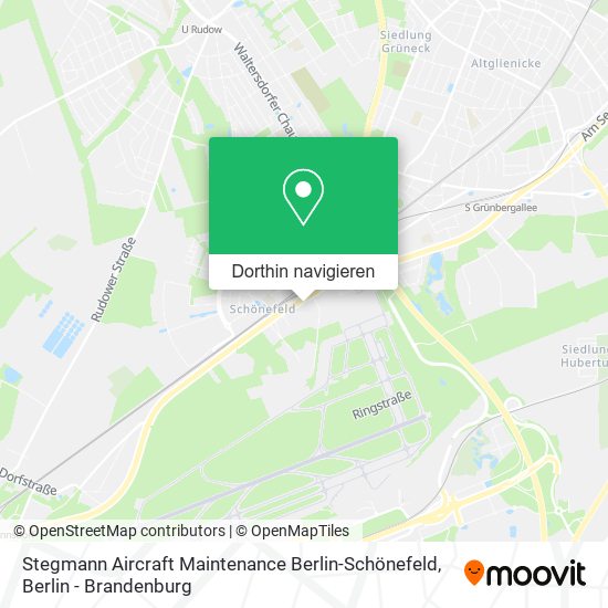 Stegmann Aircraft Maintenance Berlin-Schönefeld Karte