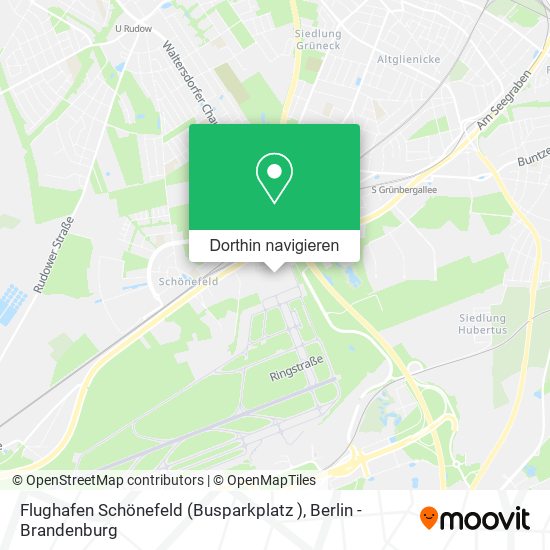Flughafen Schönefeld (Busparkplatz ) Karte
