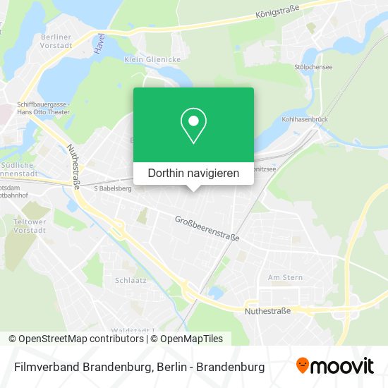 Filmverband Brandenburg Karte