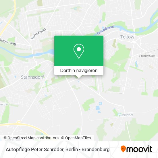 Autopflege Peter Schröder Karte