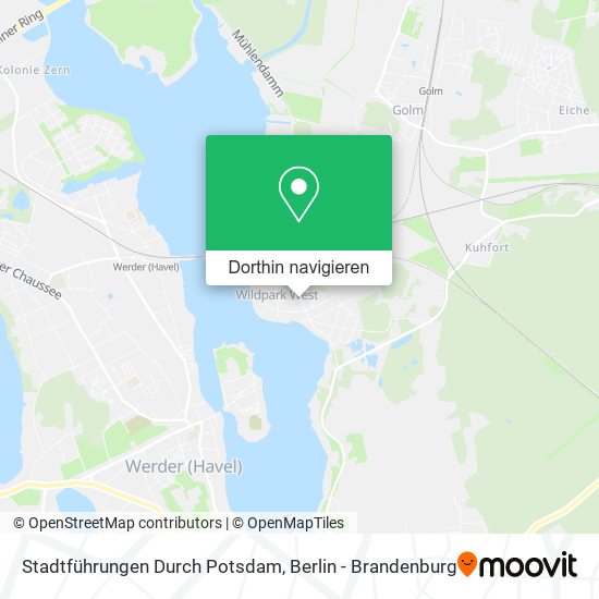 Stadtführungen Durch Potsdam Karte
