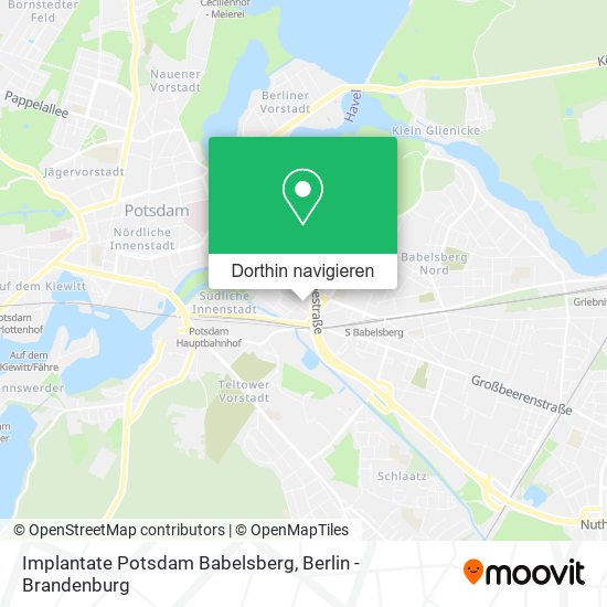 Implantate Potsdam Babelsberg Karte