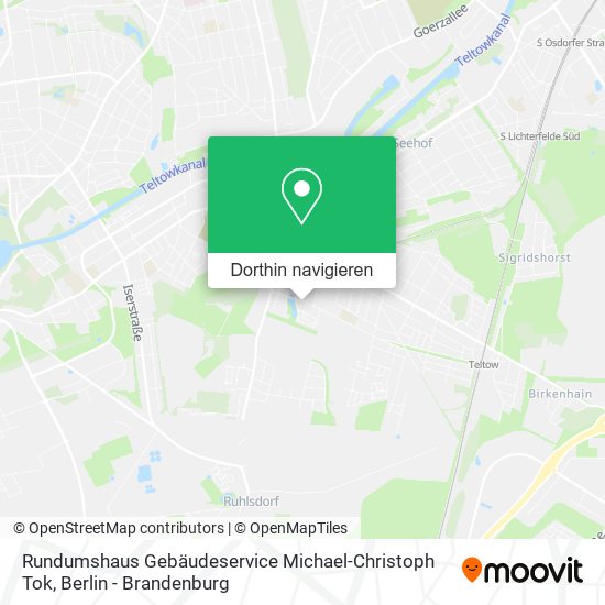 Rundumshaus Gebäudeservice Michael-Christoph Tok Karte