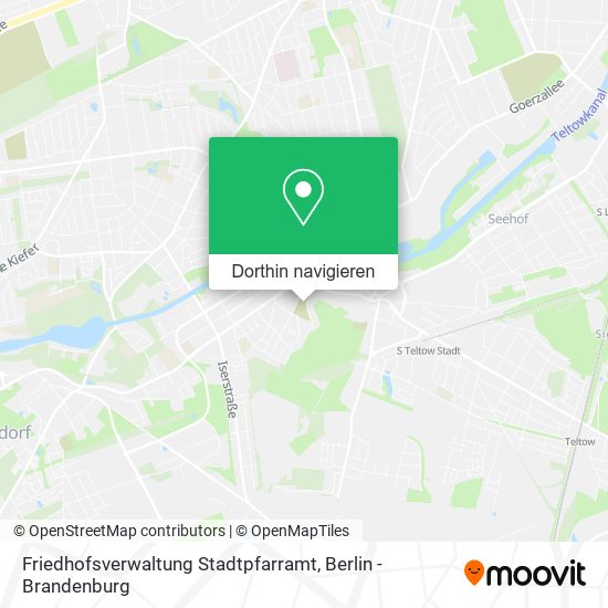 Friedhofsverwaltung Stadtpfarramt Karte