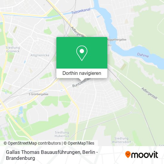 Gallas Thomas Bauausführungen Karte