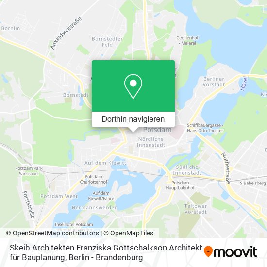 Skeib Architekten Franziska Gottschalkson Architekt für Bauplanung Karte