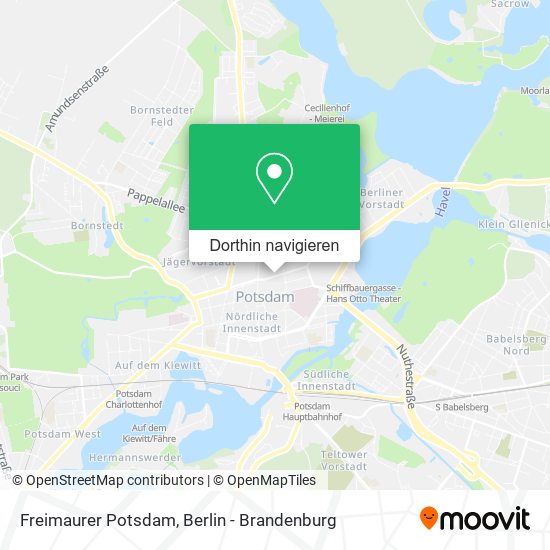 Freimaurer Potsdam Karte