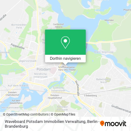 Waveboard Potsdam Immobilien Verwaltung Karte