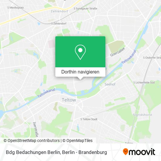 Bdg Bedachungen Berlin Karte