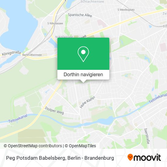 Peg Potsdam Babelsberg Karte