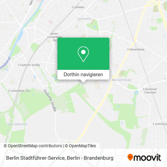 Berlin Stadtführer-Service Karte