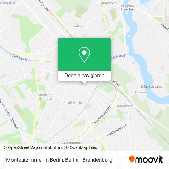 Monteurzimmer in Berlin Karte