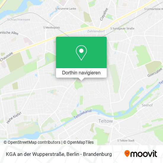 KGA an der Wupperstraße Karte