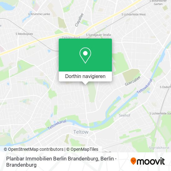 Planbar Immobilien Berlin Brandenburg Karte