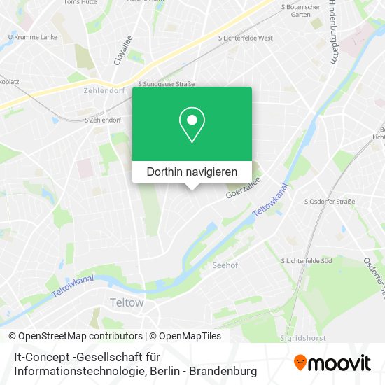 It-Concept -Gesellschaft für Informationstechnologie Karte